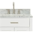 thumbnail image 3 of Ariel H037SRCW2RVOWHT Bristol 37" Free Standing Single Rectangular Basin Vanity Set -, 3 of 7