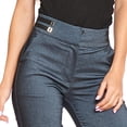 thumbnail image 4 of Pantalón Mujer De Vestir Formal Casual Recto Gris Cómodo gris G Incógnita 550381, 4 of 5