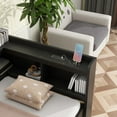 thumbnail image 5 of Mirightone Twin Daybed with Storage Bookcase and Drawers, Wood Corner Bed with Charging Station,&nbsp;Twin Size Bed Frame Espresso., 5 of 8