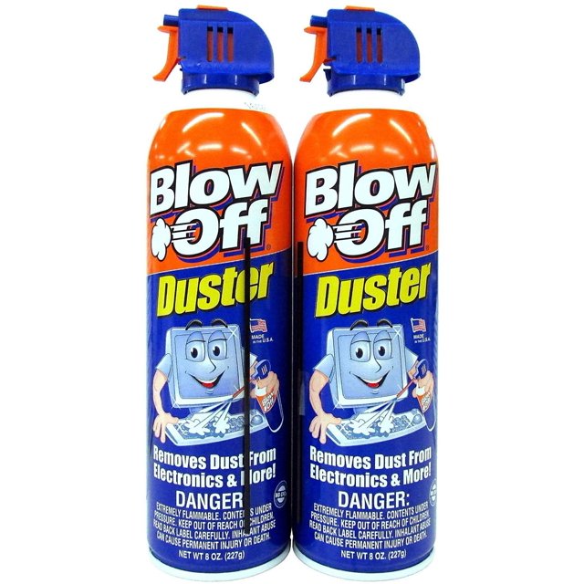 Blow Off Compressed Air Duster Can, Professional Cleaner, NonToxic