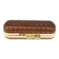 thumbnail image 1 of Monstrate Leather Lip Gloss Case Storage Balm Box Mirror with Holder Type3, 1 of 1
