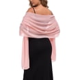 thumbnail image 4 of Apeya Shawls and Wraps for Evening Dresses, Sheer Chiffon Elegant Soft Silky Wrap, Wedding Bridal Scarf Shawl Cover Up for Women, Assorted Colors, 4 of 7