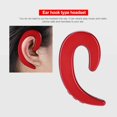thumbnail image 2 of Bone Conduction Bluetooth Headset Hands-Free Wireless Painless (Red), 2 of 4