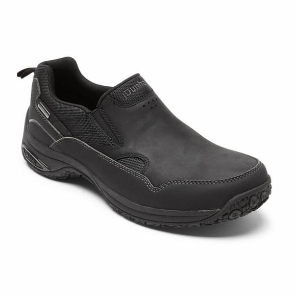 Dunham LUDLOW CLOUD PLUS SLIP ON BLACK LEA SHORT BOOT