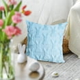 thumbnail image 4 of Cute Easter Rabbits Throw Pillow Cover Set of 1,18 x 18 Inch Soft Plush JacquardRabbit Cushion Case Decoration for Sofa Couch Home Room Decor Gift, 4 of 4