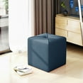 thumbnail image 2 of Cube In Navy Blue - Extra Seat And Relaxation Spot 16.15" X 17" No Assembly Needed Square Style Comfort Area H 16.5" W D, 2 of 4
