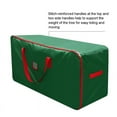 thumbnail image 4 of Whole Sale Deals 2-Pack 9Ft Christmas Tree Storage Bag with Zipper - Waterproof Storage Container for Artificial Xmas Trees, Dual Handles, Green (Folds Flat, Attic/Basement Storage), 4 of 6