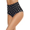 thumbnail image 2 of Women‘s High Waisted Swim Bottom Ruched Bikini Tankini Swimsuit Briefs, 2 of 6
