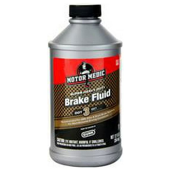 Motor Medic 8064947 32 oz Dot 3 Brake Fluid - Pack of 12