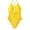 Yellow Womens Shaperwear One-Piece Swimsuits Clearance, variant on Halter Swimsuits for Women Summer 2025 Cutout Bathing Suit with Adjustable Strap Backless Swimwear Beachwear