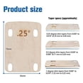 thumbnail image 4 of 3 Piece Guitar Neck Pad, Made Of Solid Maple, Protective Guitar Neck Pad For Bolt-on Neck, 4 of 5