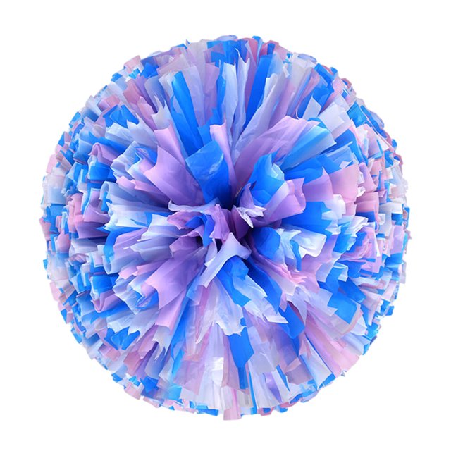Dsscvnef Cheerleading Handheld Colorful Flowers for Sports Performance Cheering Supplies Lightweight Four Finger Ring Buckle Design Off Party Event Accessories 2PCS