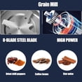 thumbnail image 2 of Household Superfine Grinder - Multi-Grain Blending & Powdering Machine, One-Touch Electric Grinderwith Stainless Steel Blade for Coffee Beans, Spices, Nuts, Herbs, and Grains (Mix,2Pcs), 2 of 7