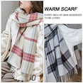 thumbnail image 5 of Fashion Long Shawl Big Grid Winter Warm Lattice Large Scarf, 5 of 5