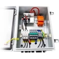 thumbnail image 5 of AIMS Power 3 String Solar Array Combiner Box 60A 200 VDC 3 Inputs 10KW Prewired, 1000V DC Max Input, 125A Resettable Output Breaker, Diode Protected, MC4 Compatible Input and Out Connections, 5 of 5