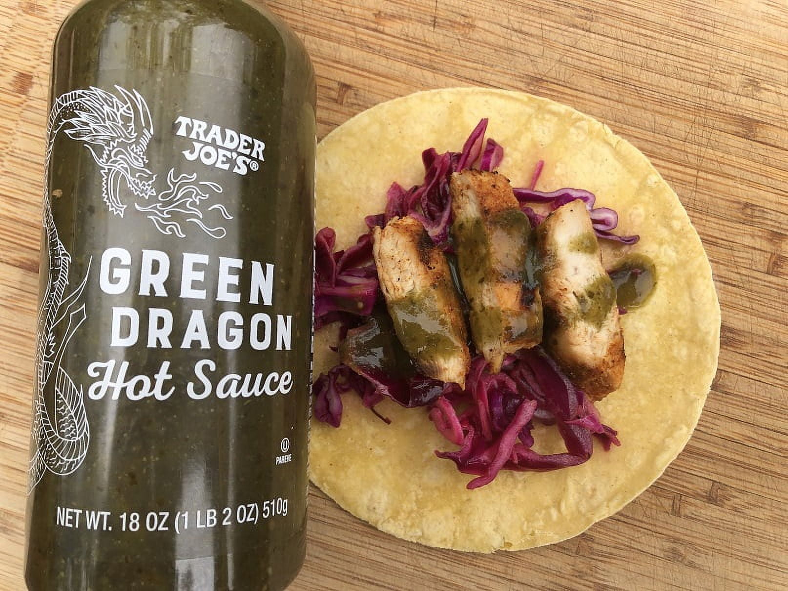 Copper Queen Hot Green Dragon Hot Sauce, 18 oz Bottle (Pack of 2)