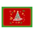 thumbnail image 1 of Manteles individuales de Feliz Navidad, con reno Papá Noel muñeco de nieve impreso, manteles individuales antideslizantes manteles lavables kaili Sencillez, 1 of 5