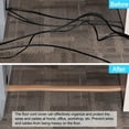 thumbnail image 4 of Floor Cable Cover 3 Meters Floor Cable Protector Wire Covers 3 Cord Channels, 4 of 4