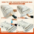 thumbnail image 2 of AGALI Large Space Vacuum Storage Bags 10 Jumbo Pack for Clothes Comforters Blankets Bedding, 2 of 7