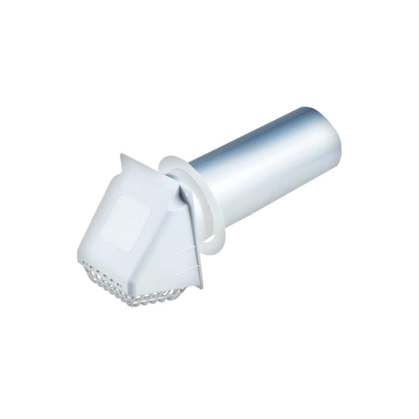 Campana de ventilación para secadora Deflecto Wide Mouth 4, blanca (RVHAW4)