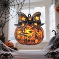 thumbnail image 5 of Orangide Halloween Pumpkin Pendant Acrylic Hanging Ornament Fall Decor Cute Jack-O-Lantern Decorations for Home Window Car Rearview Mirror Indoor Outdoor, 5 of 8