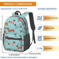 thumbnail image 3 of Dachshund Costume and Bone 17" School Backpacks for Teens,Waterproof Oxford Fabric,S-Shape Padded Straps for School,Travel,Hiking,Camping, 3 of 6