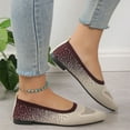 thumbnail image 5 of Cathalem Women's Dressy Flats Comfortable Square-Toe Style,Red 37, 5 of 5