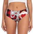 thumbnail image 1 of Fotbe Buffalo Plaid Love And Gnome Calzones Estampados para Mujer – Ropa Interior de Algodón, Cómoda, Suave y Elástica-XX-Large, 1 of 6