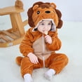 thumbnail image 3 of Mono de invierno para niño y niña, pijama de animales, dragón, León, unicornio, peleles para bebé, disfraz de zorro Kigurumi, 3 of 6