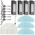 thumbnail image 1 of Microfiber Cloth, Compatible Robot Vacuum Cleaner, Decontamination & Deodorization for Deebot T9 Series, 3pcs Washable Cloth, 5pcs Disposable Pads, Effortless Cleaning, 1 of 5
