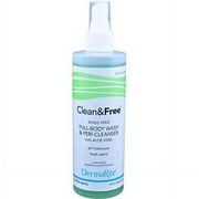 DermaRite 00193 Clean & Free Rinse-Free Body Wash & Perineal Cleanser 7.5 oz (Each)