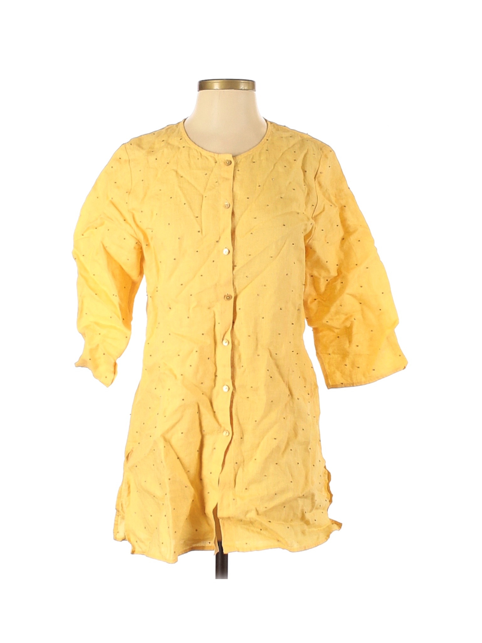 eileen fisher yellow raincoat