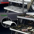 thumbnail image 6 of Yuyamidu Butterfly RV Step Covers RV Accessories for Inside 4 Pack RV Step Rugs Flower RV Stair Covers Easy to Install RV Stair Carpet for Travel Trailers, Camper, 6 of 7