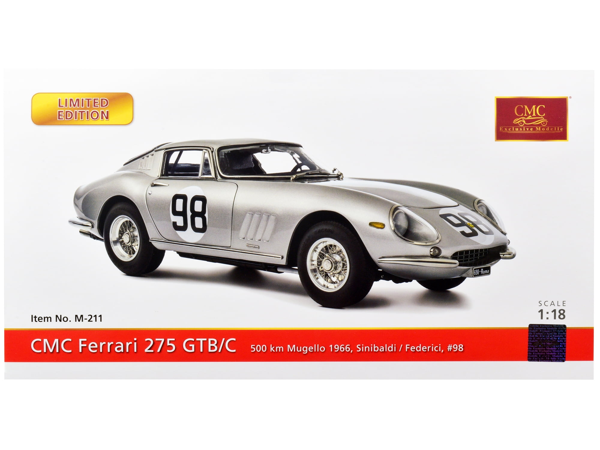 Ferrari 275 GTB/C #98 Renzo Sinibaldi Maurizio Grana 500 km