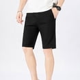thumbnail image 6 of Fjuchai Mens Cotton Shorts Summer Solid Color with Pocket Shorts for Male Five Points Beach Casual Pants Size 28-38, 6 of 9