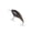 D#103, variant on Crankbait Lure for Fishing with Fish Shape and Yellow Black Stripes Metal Construction Surface Level Operation for Bass and Pike for Lakes Rivers Reservoirs 2 Piece Set