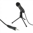 thumbnail image 1 of Sf-910 Multifunctional 3.5mm Live Sound Microphone Portable Broadcasting Condenser Microphone with Stand for Desktop C-omputer Notebook C-omputer, 1 of 8