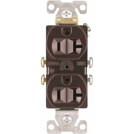 Cooper Wiring Brwn Com Grd Recept 20A CR20B