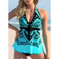 thumbnail image 1 of HAWEE Tankini Swimsuits for Women Plus Size Swimwear Tummy Control Two Piece Tank Tops Bathing Suits(S-5XL), 1 of 3