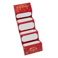 thumbnail image 4 of CIYISON Christmas Gifts Card Holder With 6 Slots Gold Embossing Santa Themed Designs Paper Red Envelope For Celebration, 4 of 20