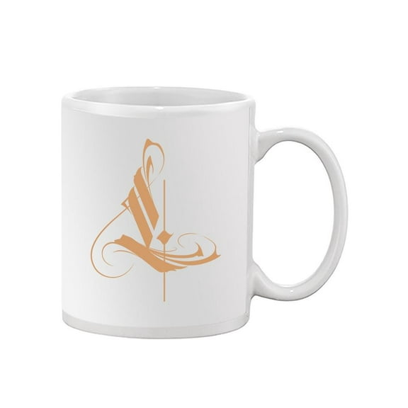 Abstract Letter L Design Mug Unisex's -Image by Shutterstock