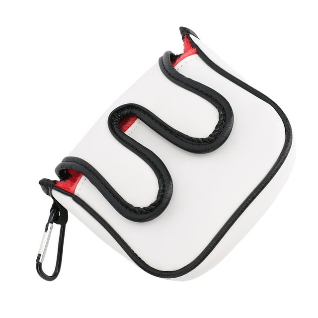 Funny PU Soft Lining Putter Headcover Anti Collision Dust Proof Club Protective Head Cover for Square Club