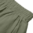 thumbnail image 4 of Women Capri Pants Solid Color Wide Leg Fashion Casual Hiking Pants, 4 of 8