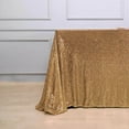 thumbnail image 6 of Efavormart 90x156" Wholesale Rectangle Table Cover Premium Sparkly SEQUIN Tablecloth For Banquet Wedding Party -Gold, 6 of 11
