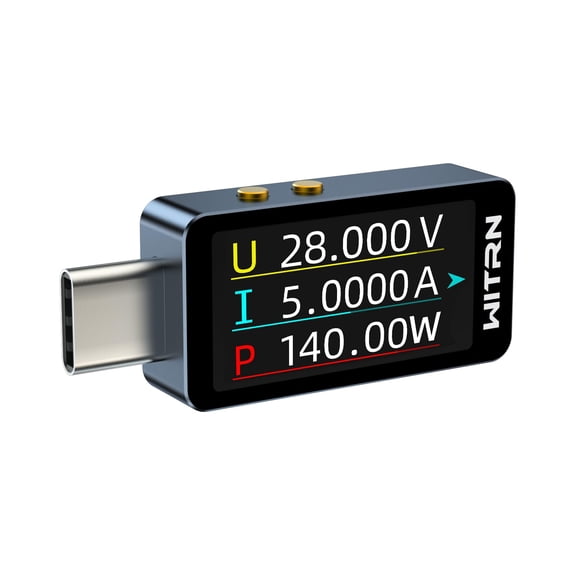 Medidor USB AVHZy tipo C USB 0-6A 4-36 V 40 Gbps