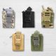 thumbnail image 3 of Walkie Talkie Holder Bag 600D Nylon Radio Magazine Mag Pouch Pocket matsuzay AP007926-02, 3 of 6