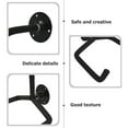 thumbnail image 3 of HAMPPLIES 2Pack Guitar Wall Hanger Iron Horizontal Wall Mount for Musicians, 3 of 8