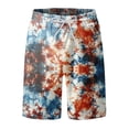 thumbnail image 2 of Aayomet Short de Bain Homme Décontracté Imprimé Sport Plage avec Poches (Bleu, TG), 2 of 4
