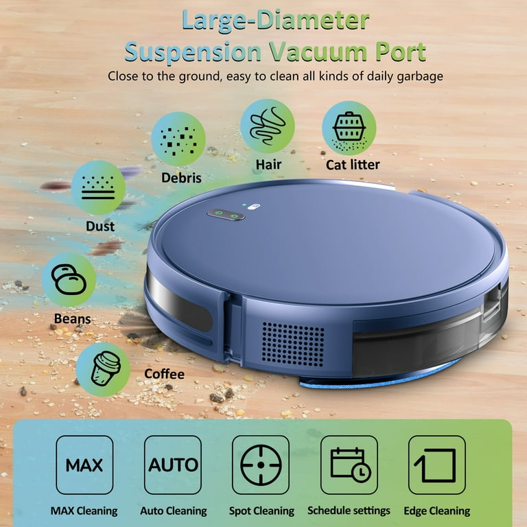 GOOVI Robotic Vacuum Cleaner, Sweeper, Electric Mop Combo, WiFi