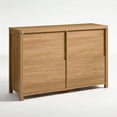 thumbnail image 3 of ARKANTOS Wooden 6 Drawer Double Dressers, Wide Chests of Drawers for Bedroom, Natural Oak, 3 of 12